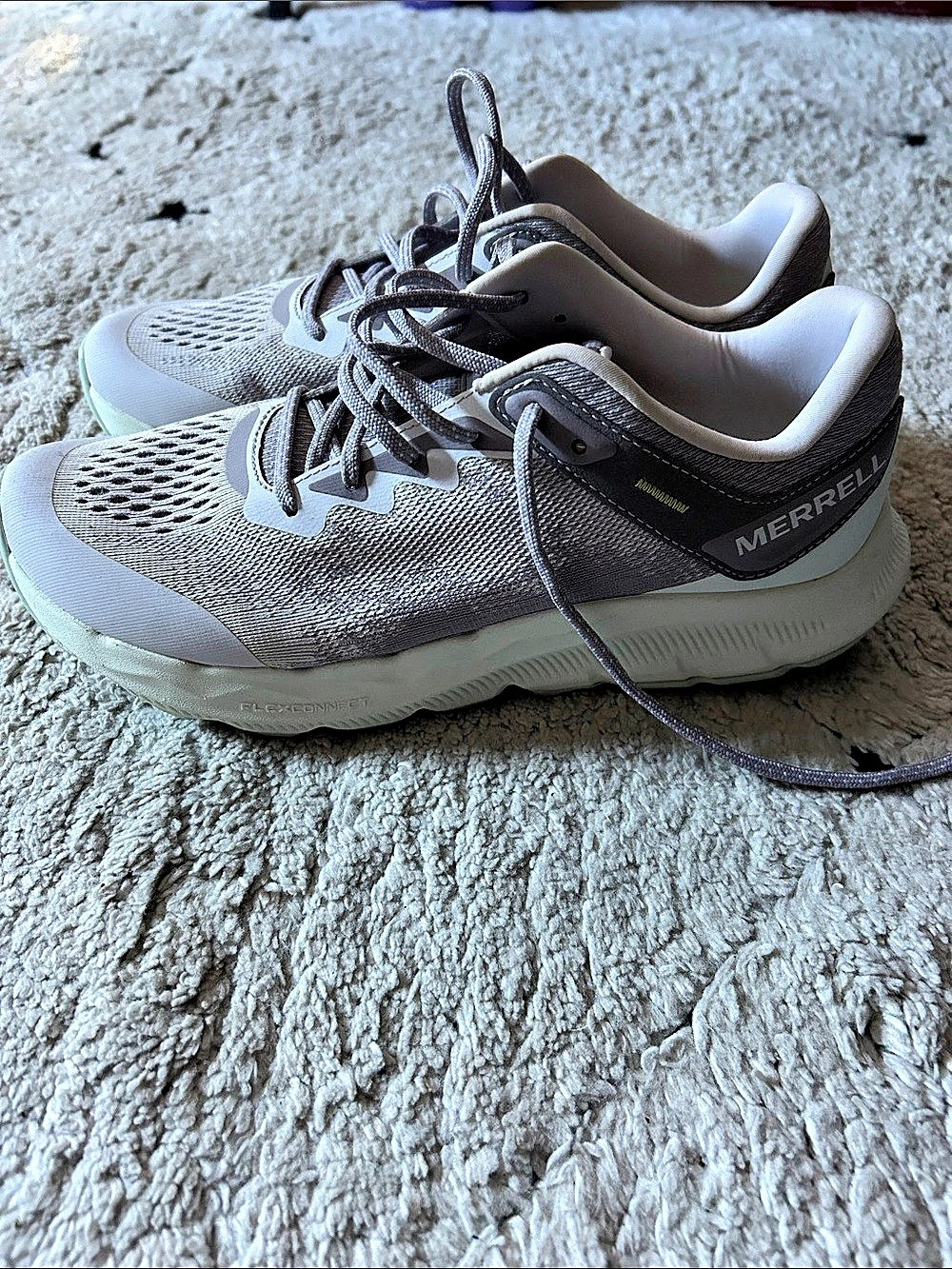 Merrell Antora 4 Trail Running Shoes Gray & White
